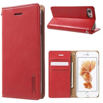 Goospery Classy Leather Case for iPhone 7 / iPhone 8 - Red